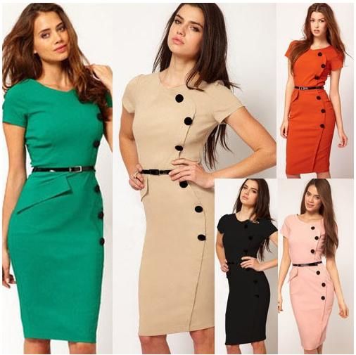 vestido social cód-209537